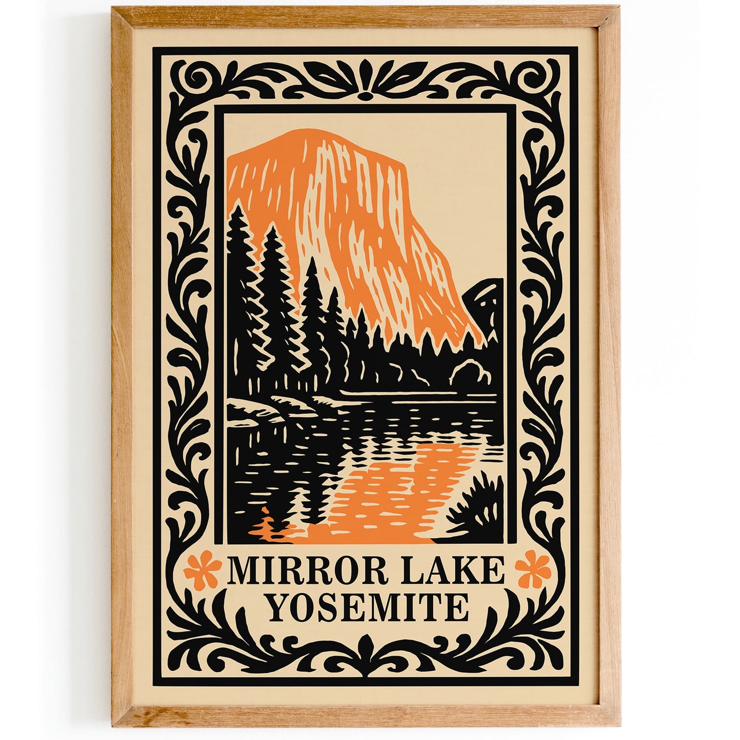 Mirror Lake Yosemite National Park Poster