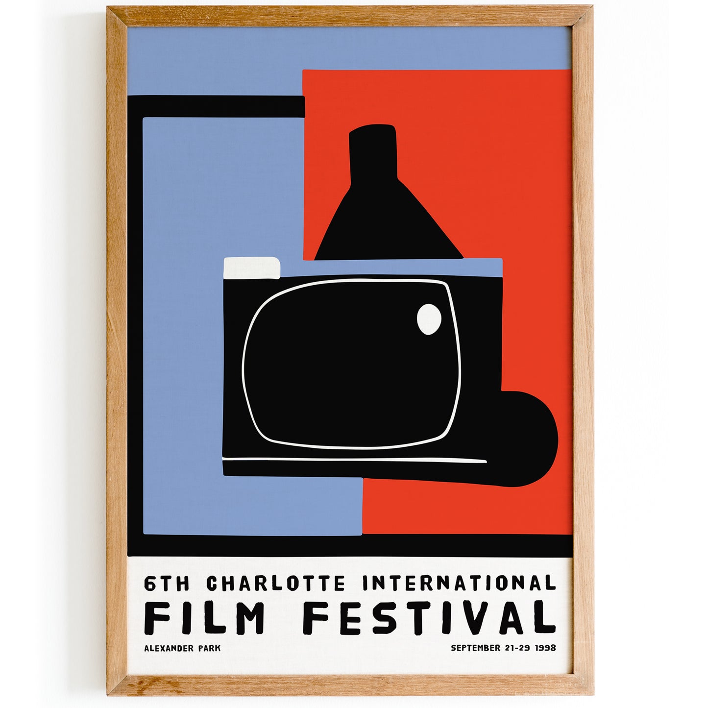 Charlotte Film Festival Vintage Poster