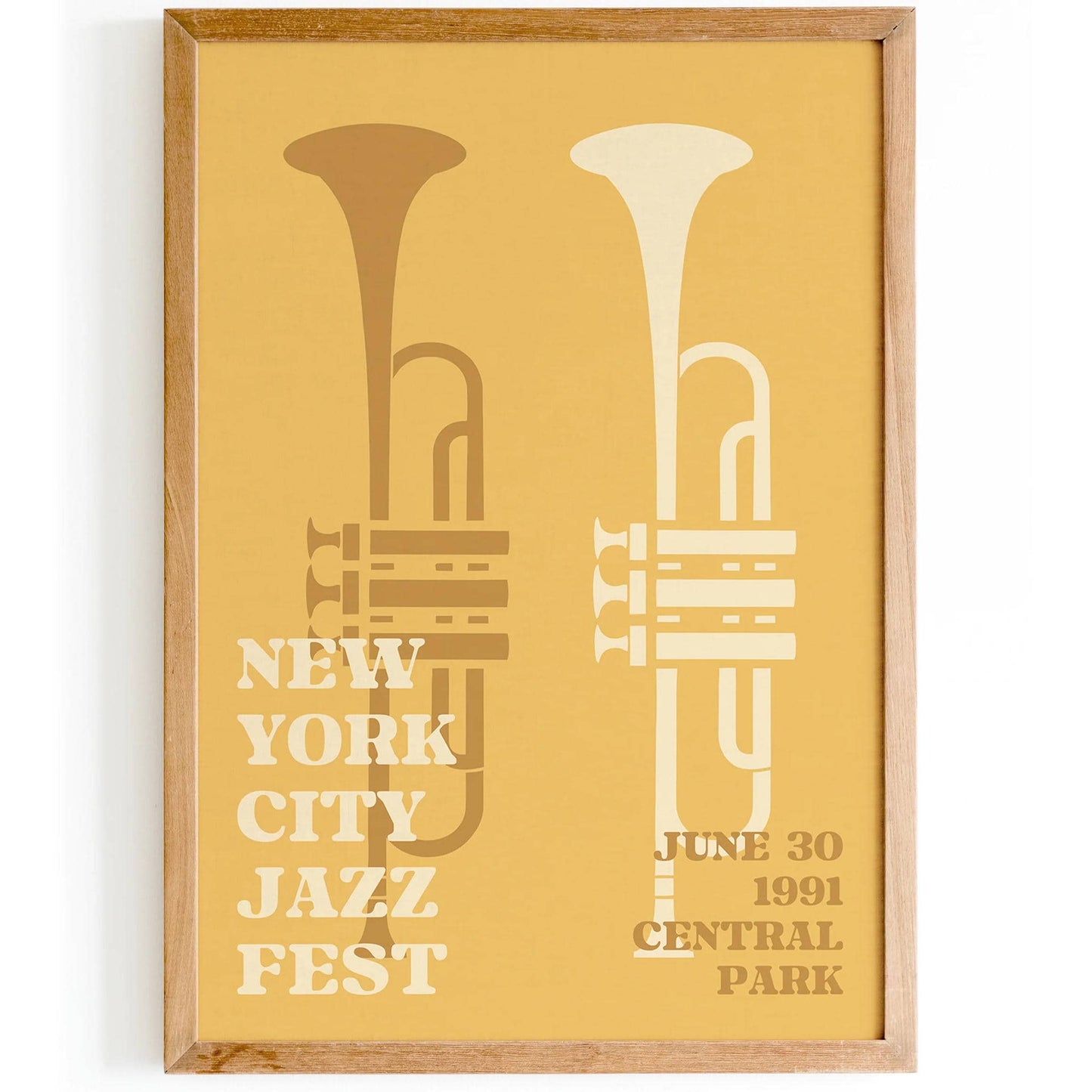 New York Jazz Music Poster Print