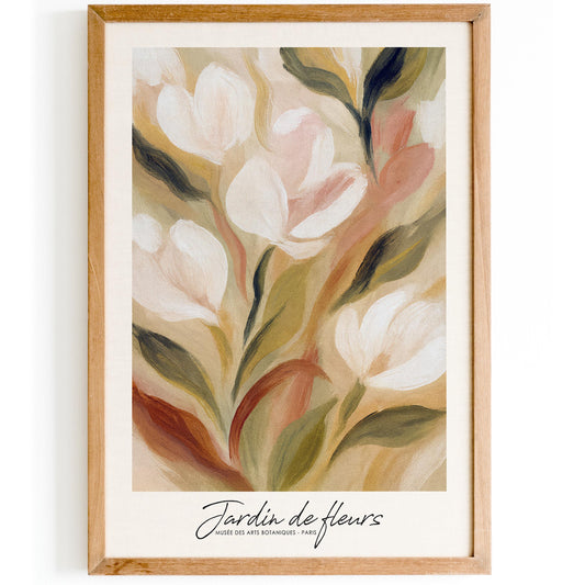 Botanical Garden Poster - Abstract Floral Print