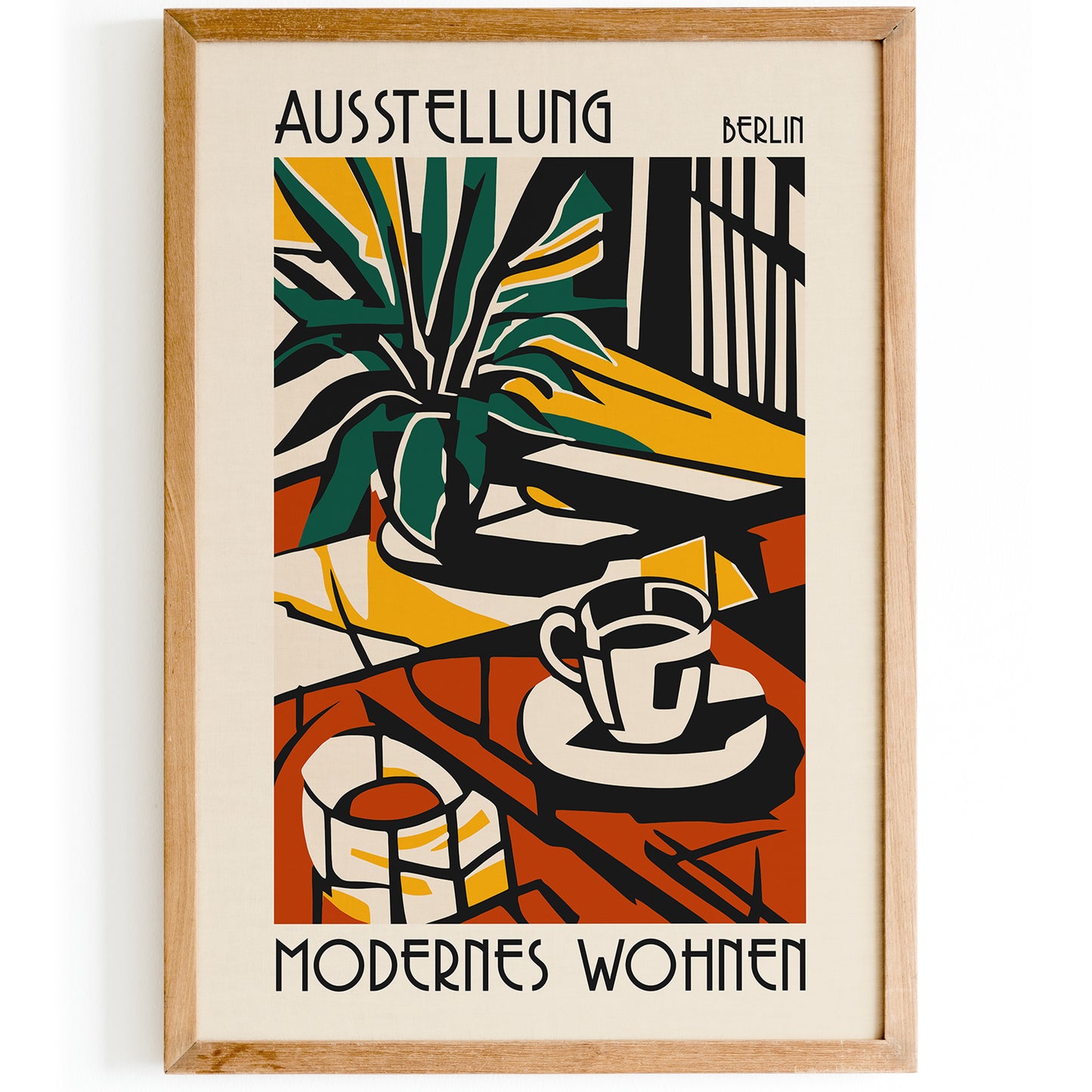 Modernes Wohnen Berlin Exhibition Poster