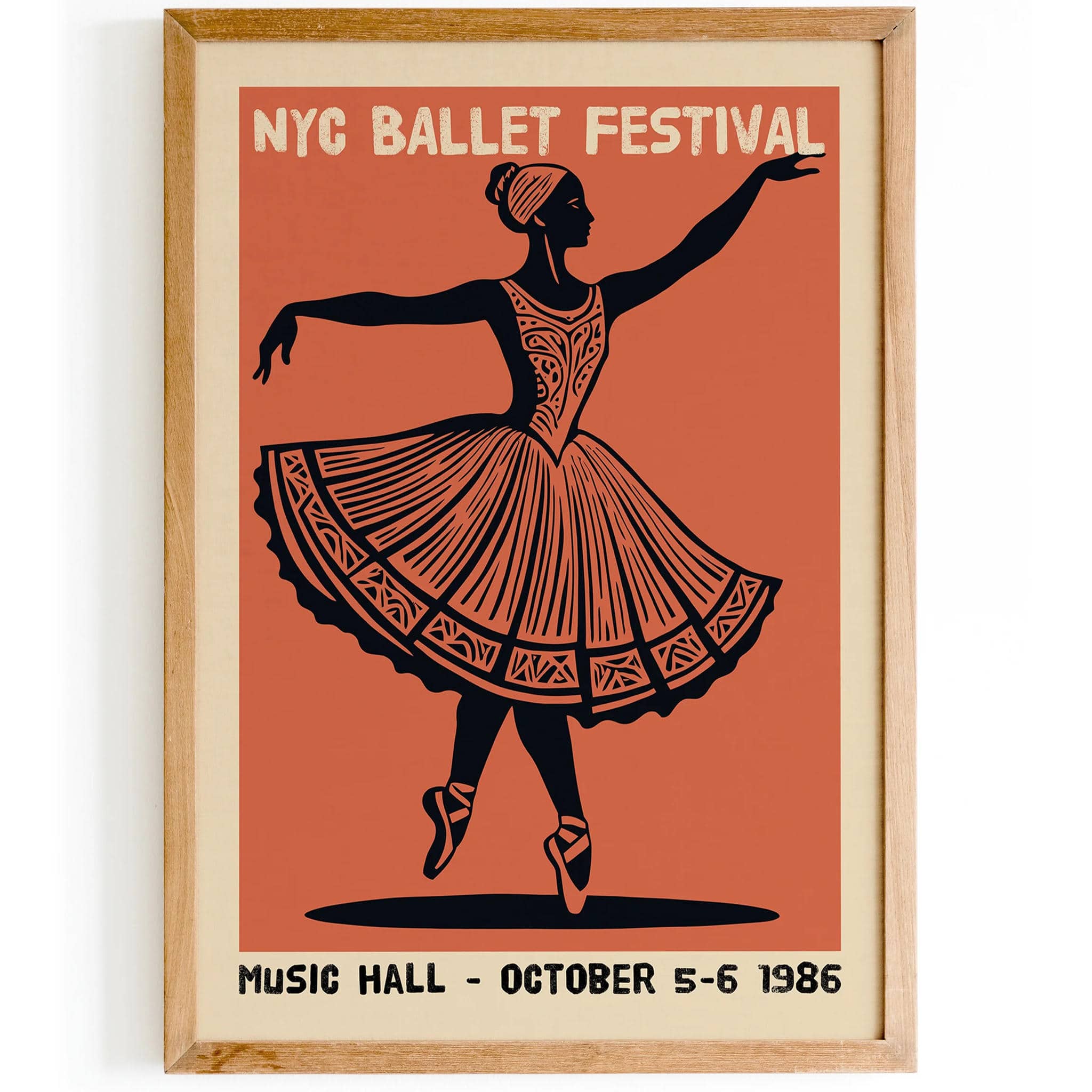 NYC Ballet Festival 1986 Poster Print – HypeSheriff