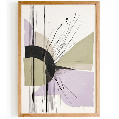 Chic Abstract Wall Art for 2024's Stylish Interiors