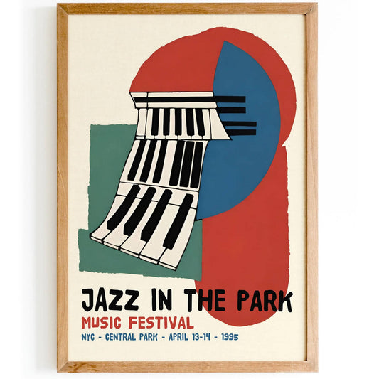 Jazz in the Park - Central Park 1995 Poster