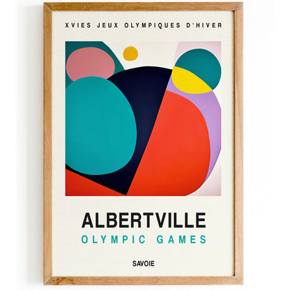 Albertville Olympic Games Poster