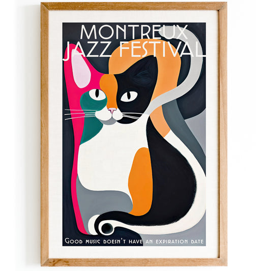 Montreux Cat Jazz Festival Poster