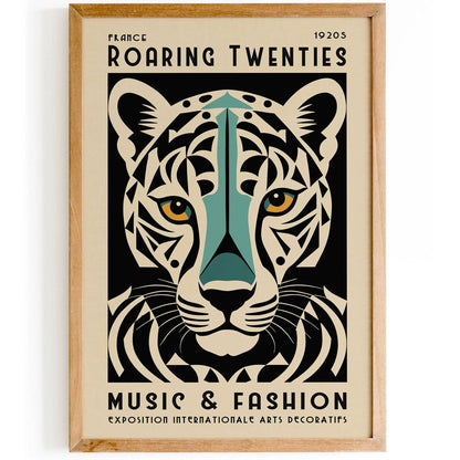 Roaring Twenties Music & Fashion Poster