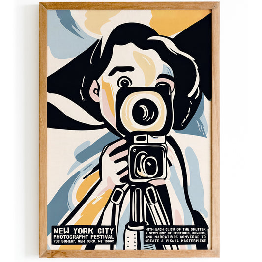 NYC Photographt Festival Poster - Photographer Gift Idea