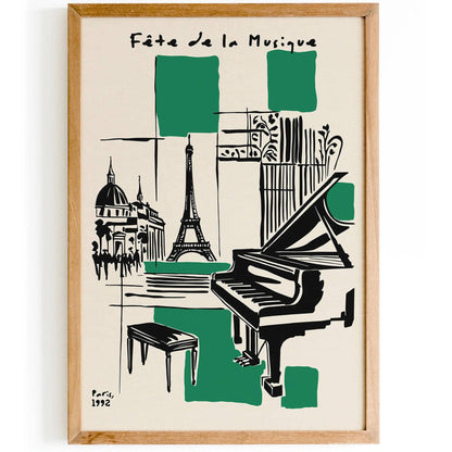 Fete de la Musique Paris Music Poster