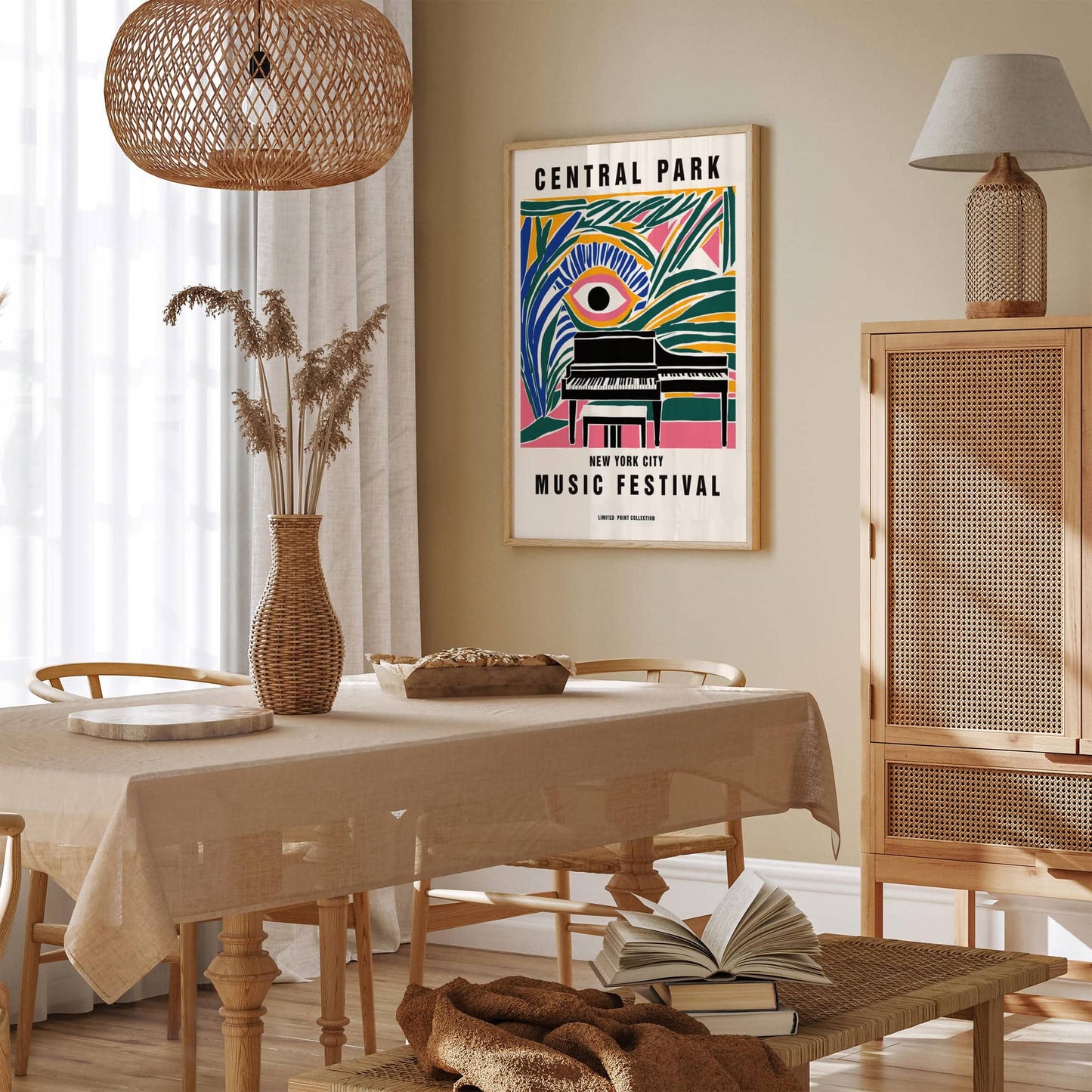 Central Park Music Poster