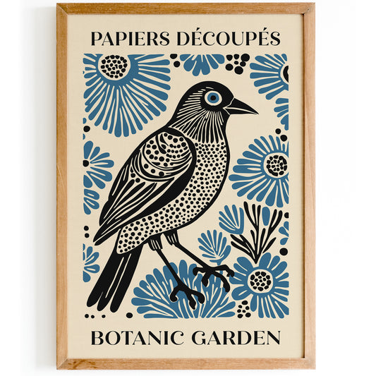 Botanic Garden Bird Art Print 2024