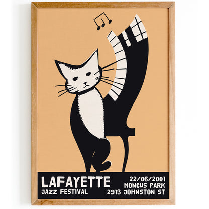 Lafayette Jazz Festival 2001 Poster