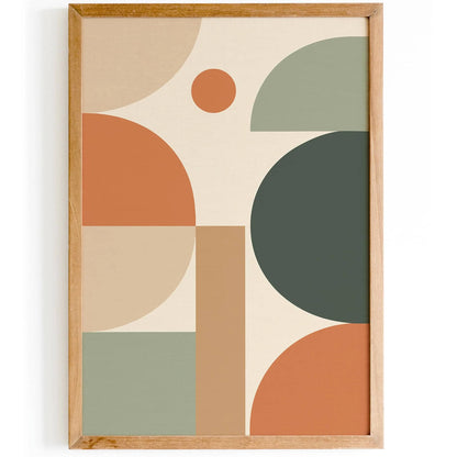 Modern Aesthetic Geometric Art Print