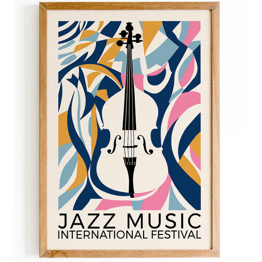 Jazz Music Festival Art Print 2024