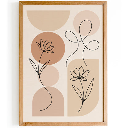 Soft Nature Art Print - Boho Home Decor 2026