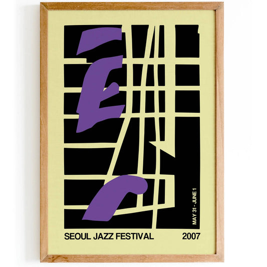 Seoul Jazz Festival 2007 Poster - HypeSheriff