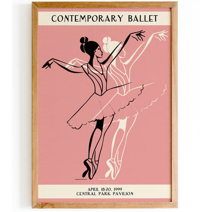 Contemporary Ballet Poster 1999