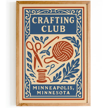 Crafting Club Minneapolis Poster
