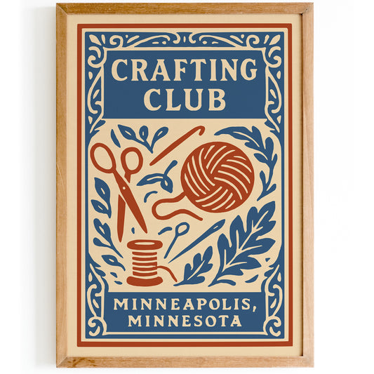 Crafting Club Minneapolis Poster