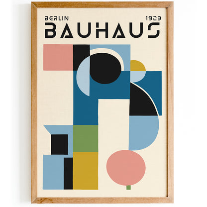 Bauhaus Modern Geometric 1923 Art Print