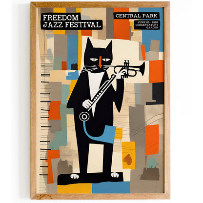 Freedom Jazz Festival 1982 NYC Poster