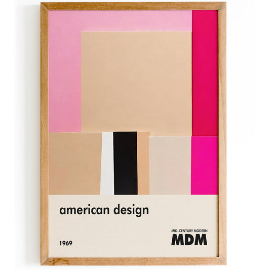 American Design Mid Century Modern Art Print