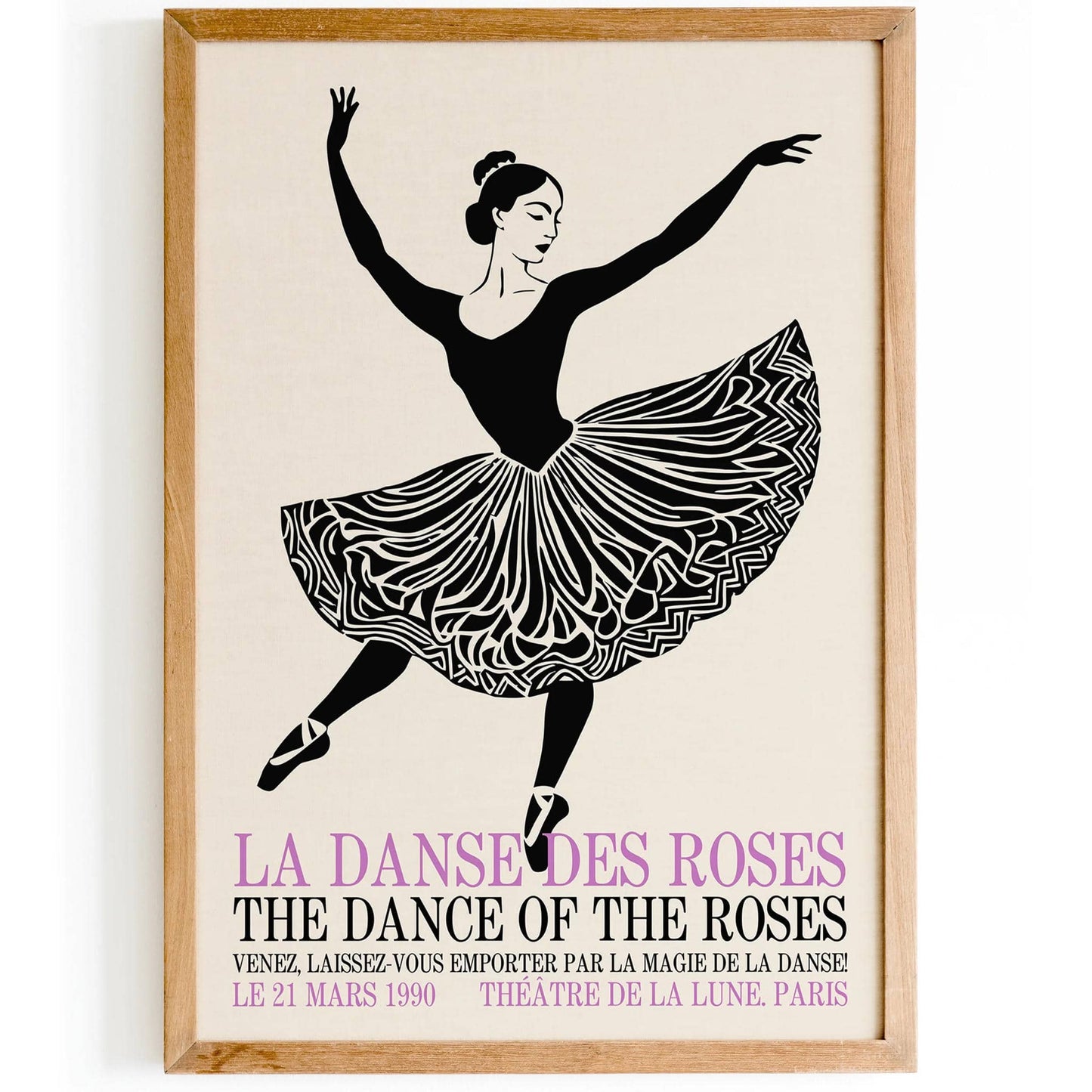 Vintage French Ballet Poster