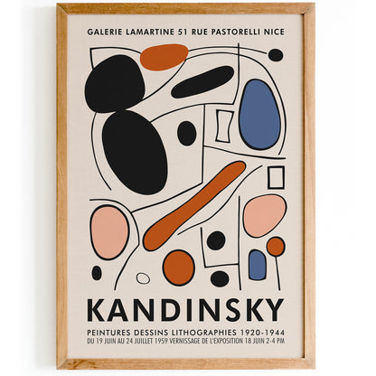 Kandinsky Exhibition Art Print