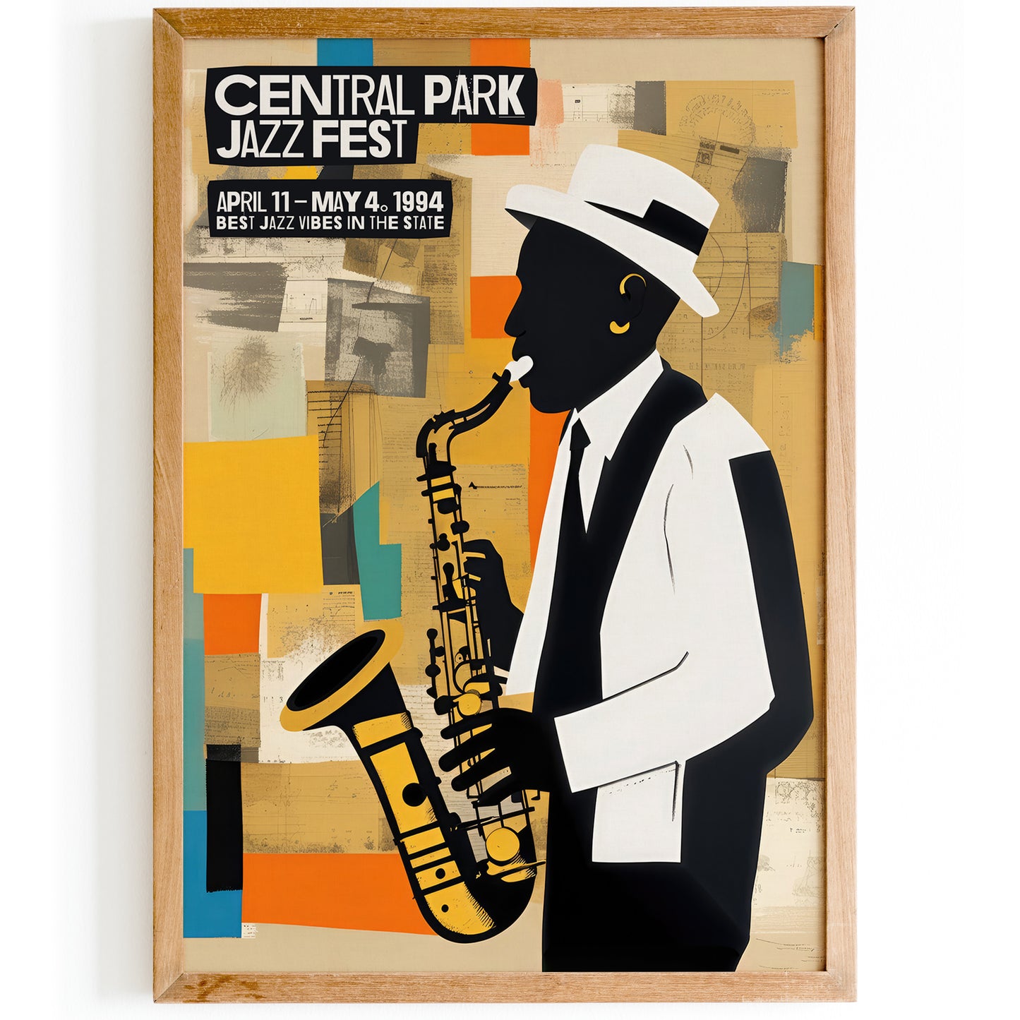 Vintage Jazz Musician Print