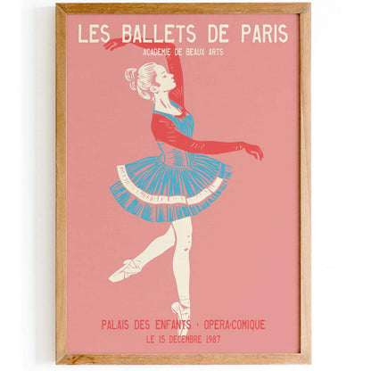 Vintage Ballet Performance Poster