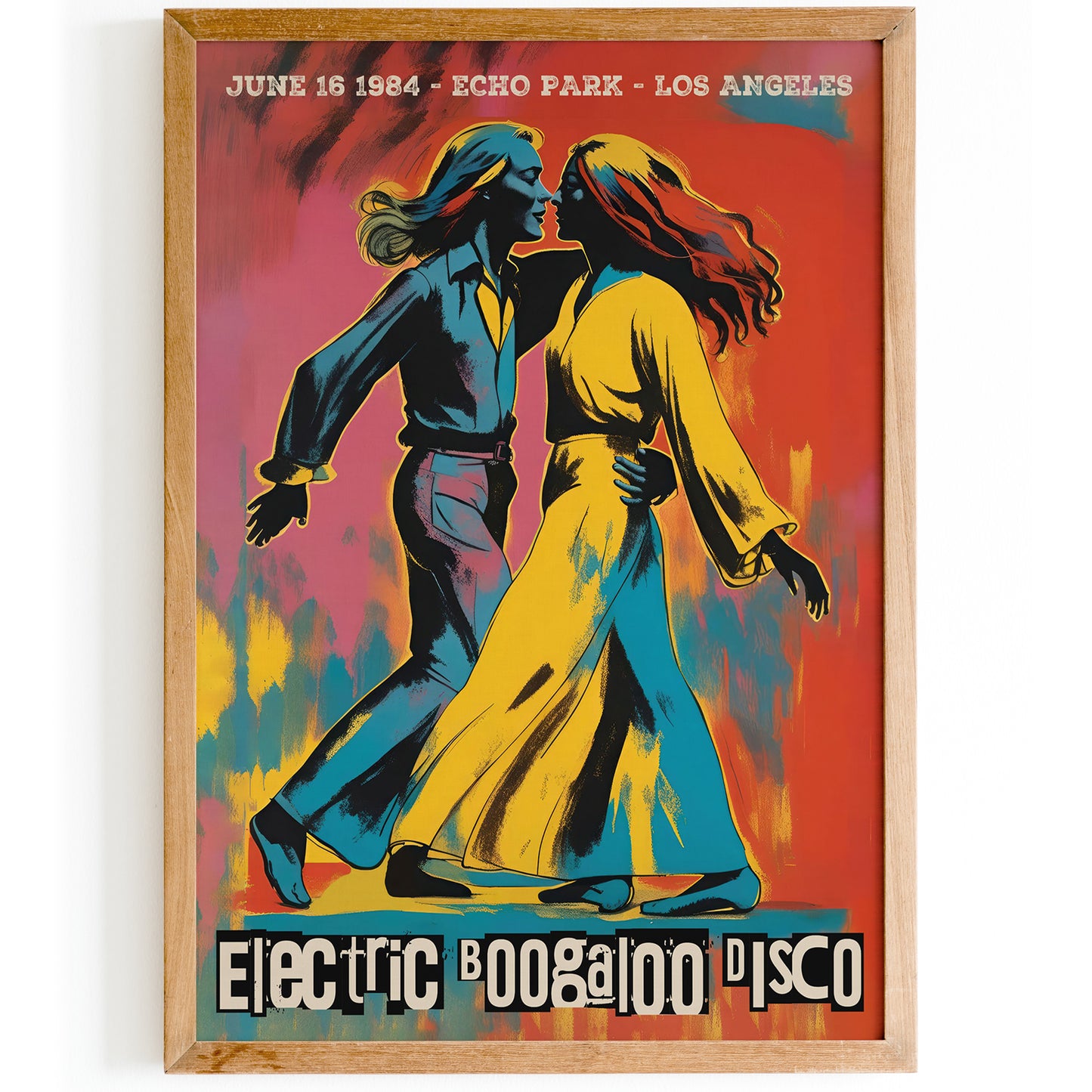 Electric Boogaloo Disco Retro 70s Poster