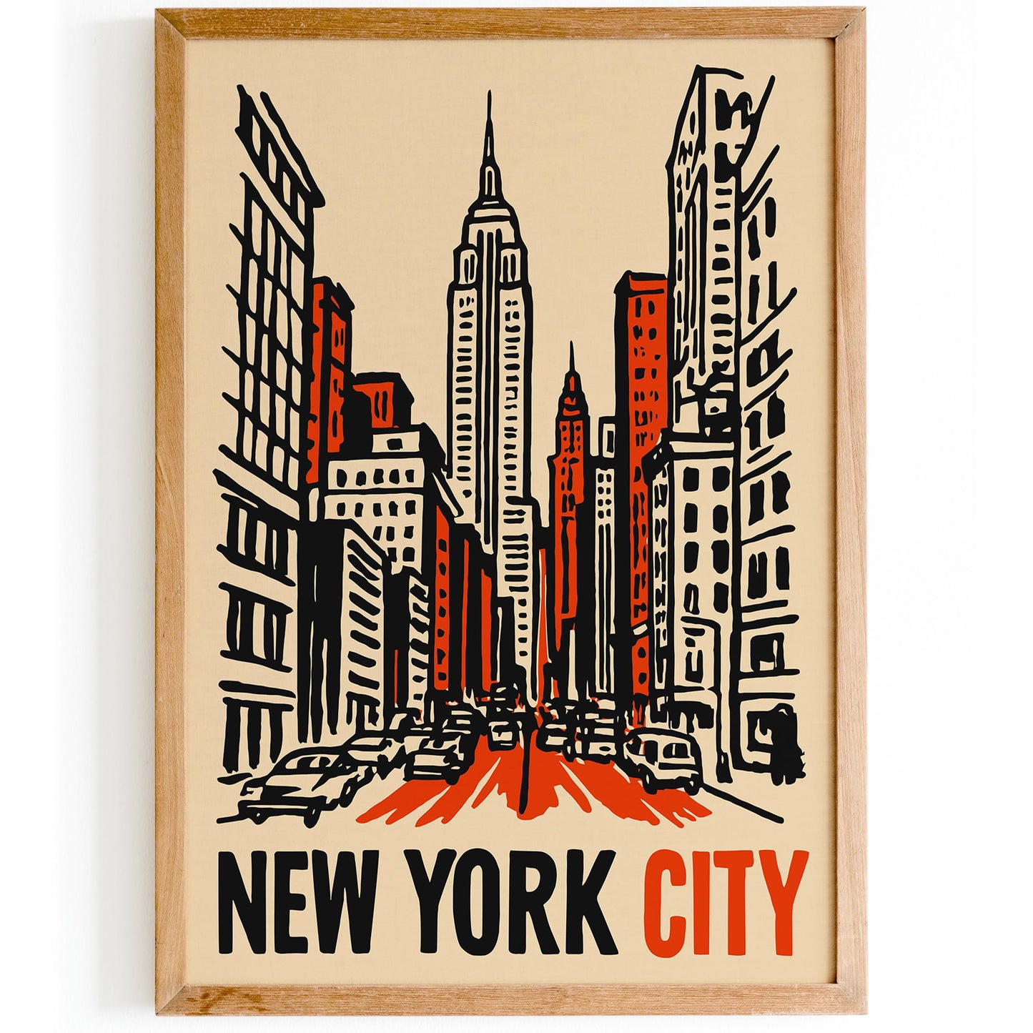 New York City Cityscape Poster