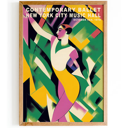 Contemporary Ballet Poster