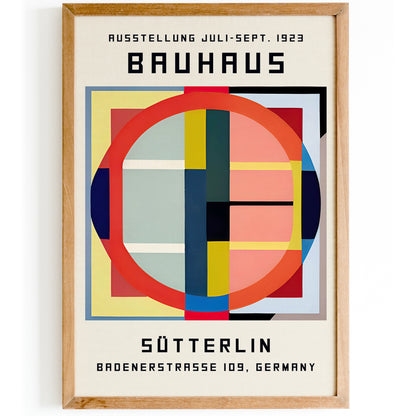 Vintage Bauhaus Poster