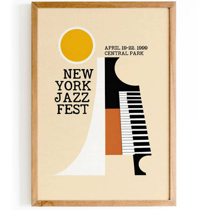 New York Jazz Fest 1999 Poster