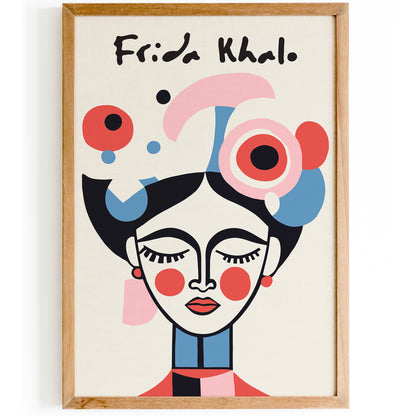 Frida Khalo Portrait Art Print 2025