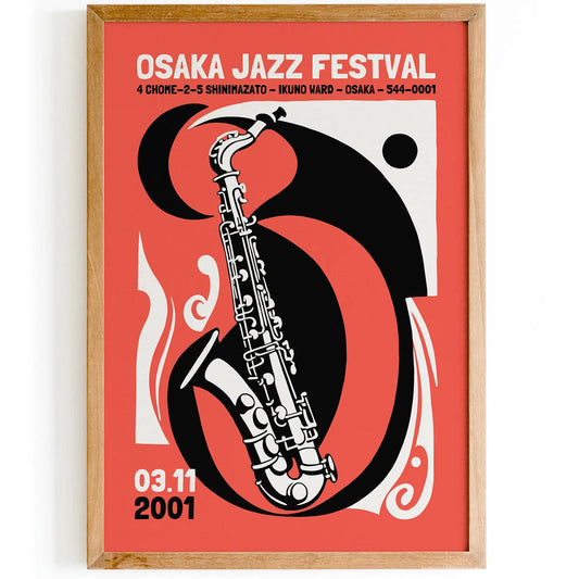 Osaka Jazz Festival 2001 Poster