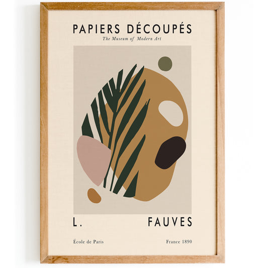 Papiers Decoupes Bohemian Art Print