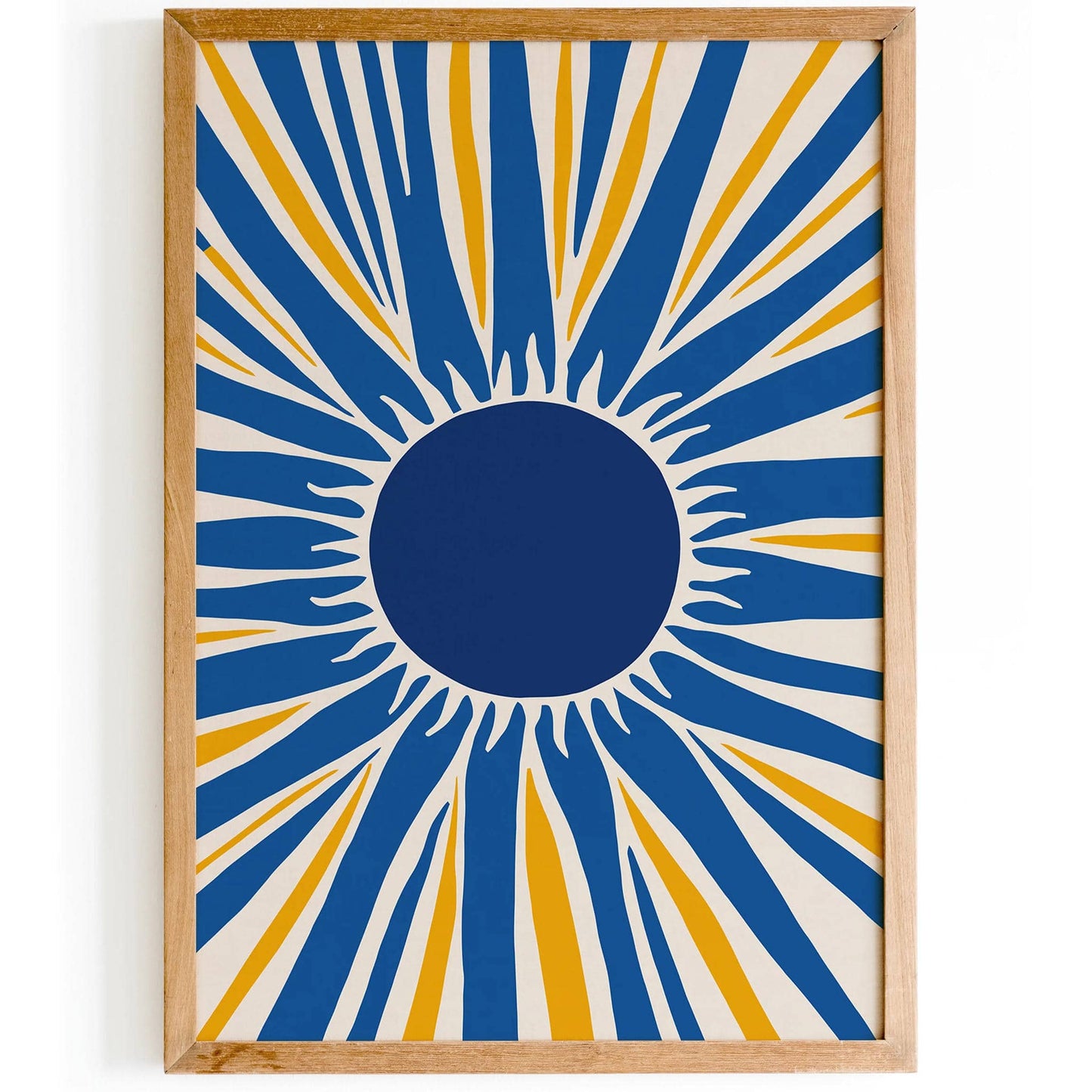 Blue Sun Art Print - HypeSheriff