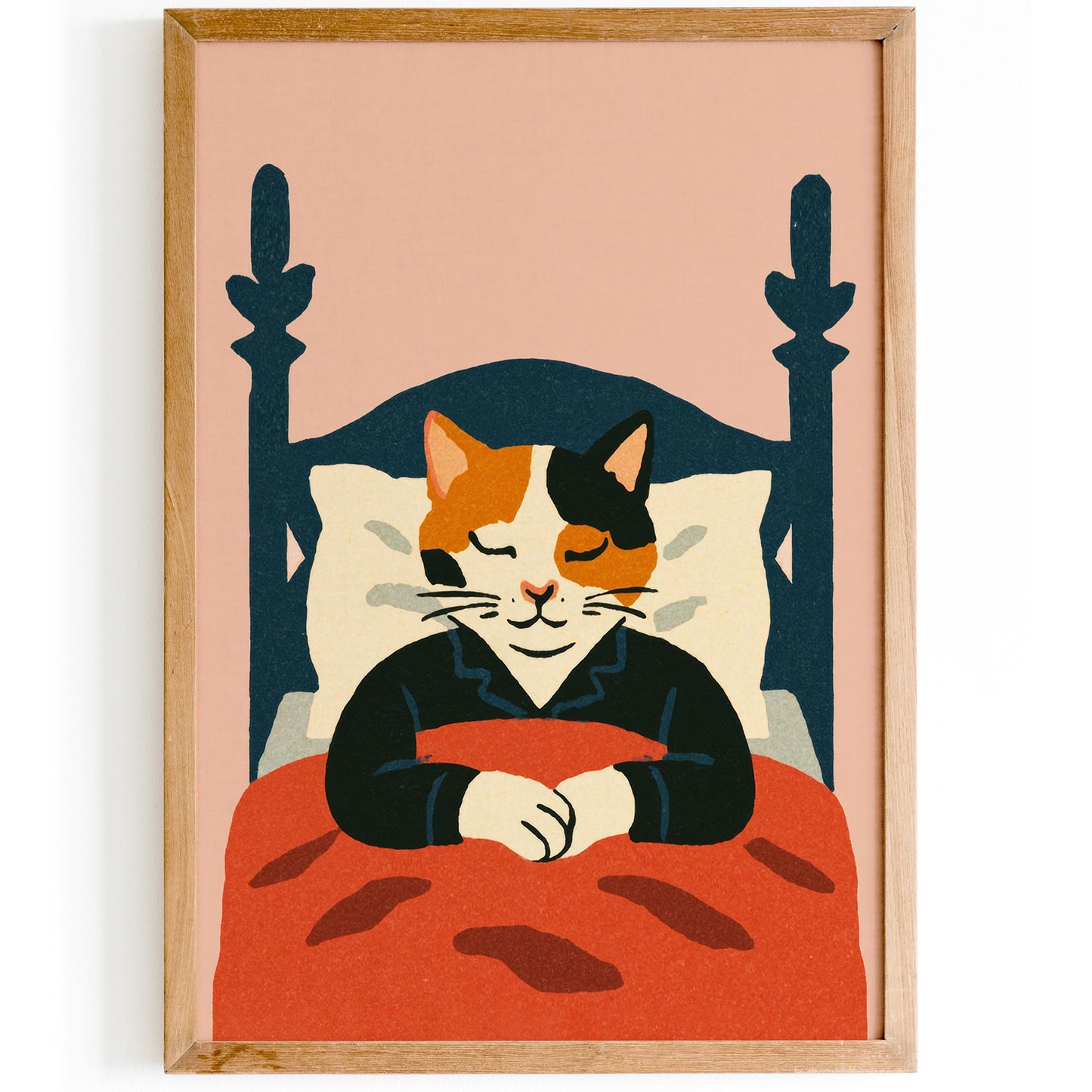 Sleeping Cat Poster Print