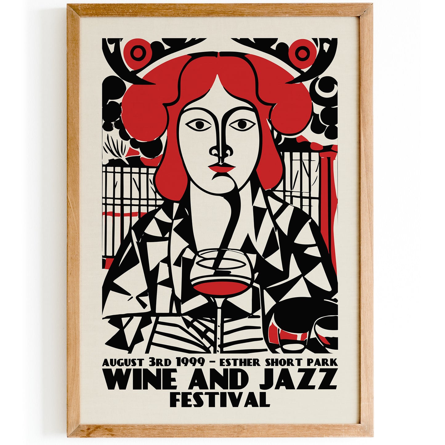 Wine and Jazz Festival NYC Poster