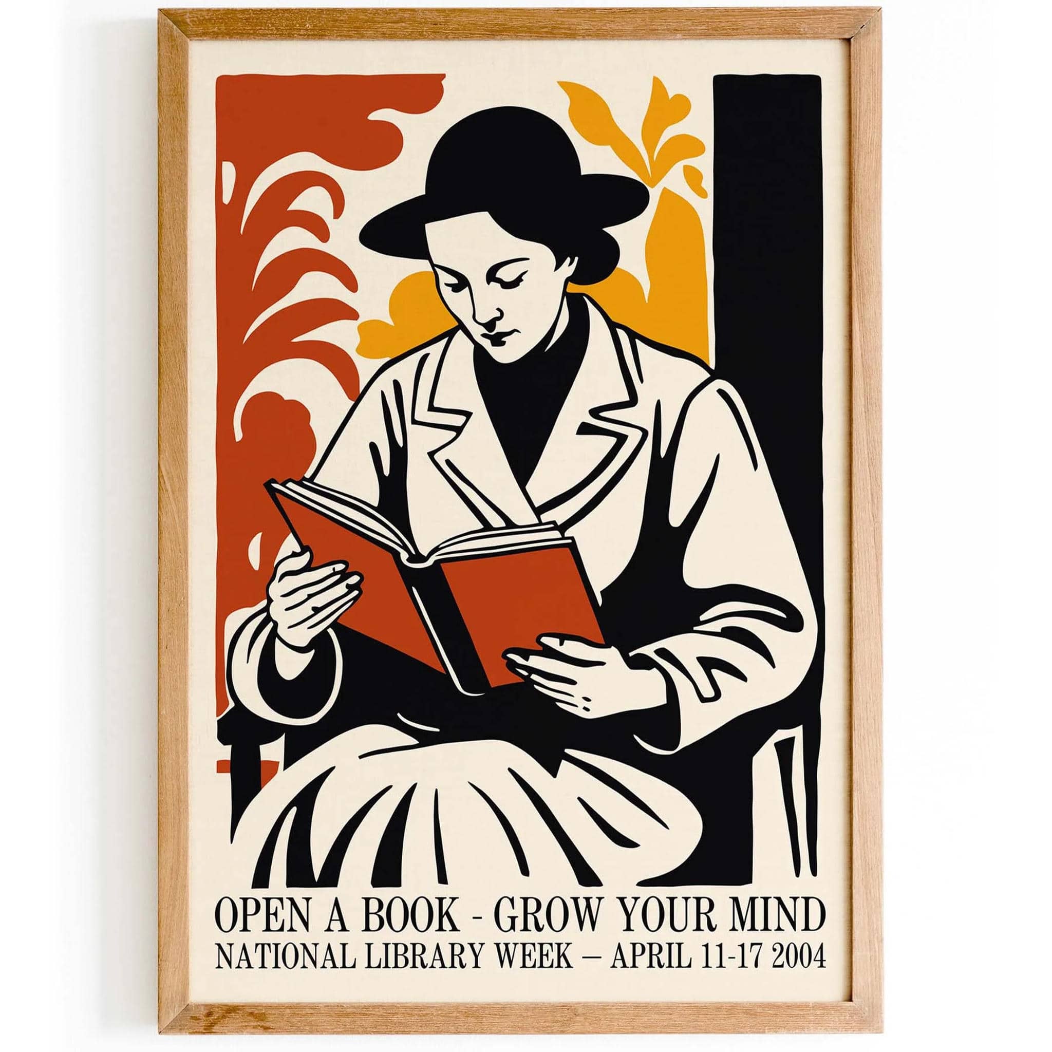Grow Your Mind Library Week Poster – HypeSheriff