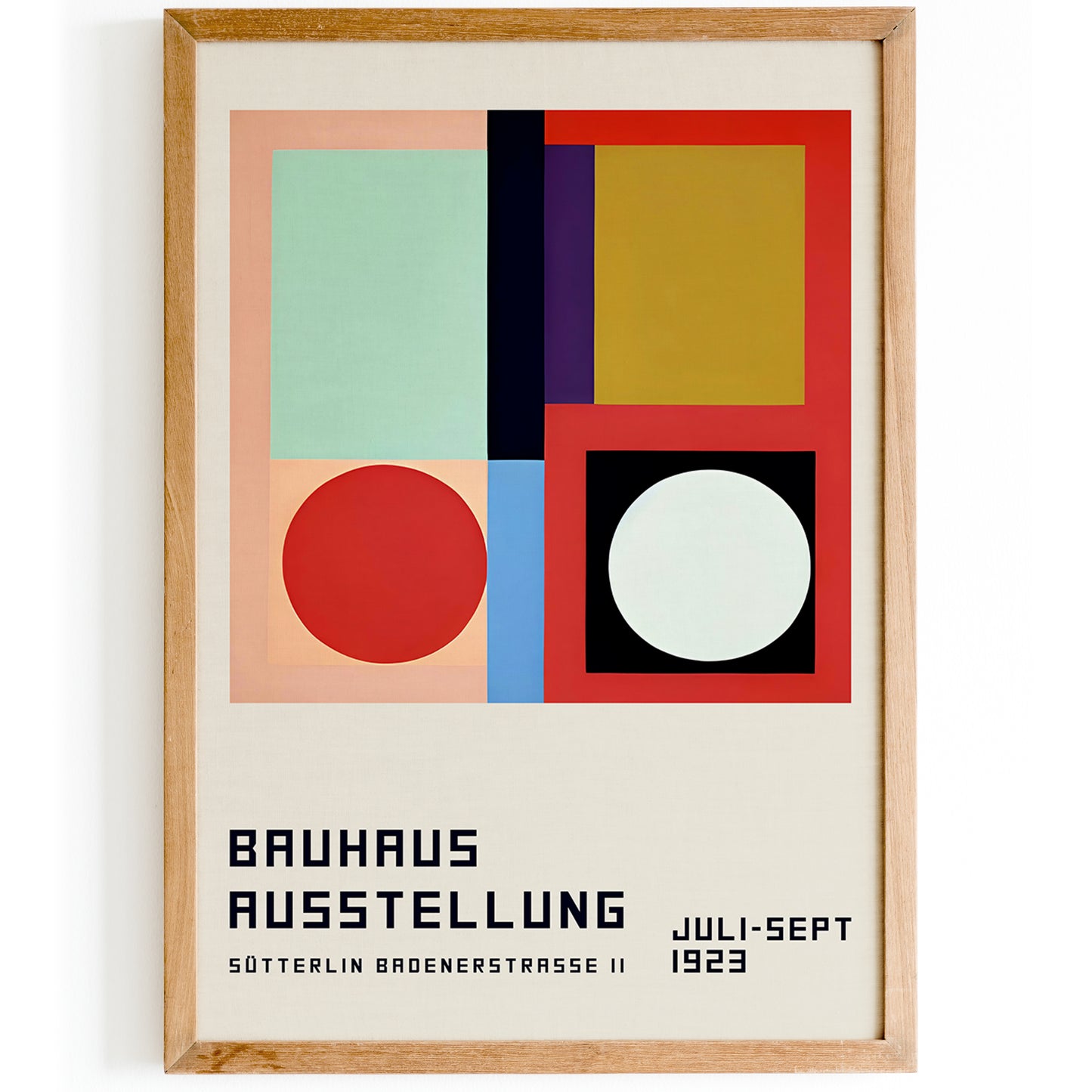 Bauhaus Minimalist Poster