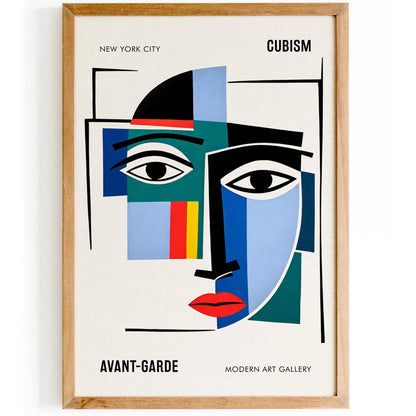 Cubism Avant-Garde NY Exhibition Poster
