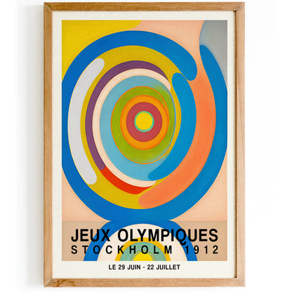 Stockholm Olympic Games Poster