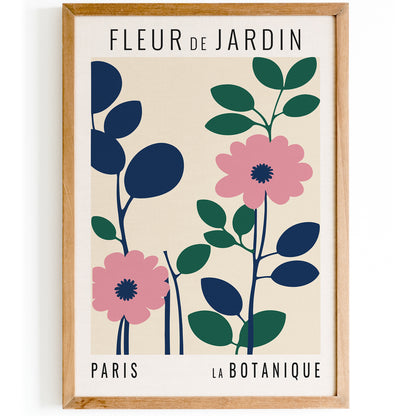 Modern French Market Flower Wall Art