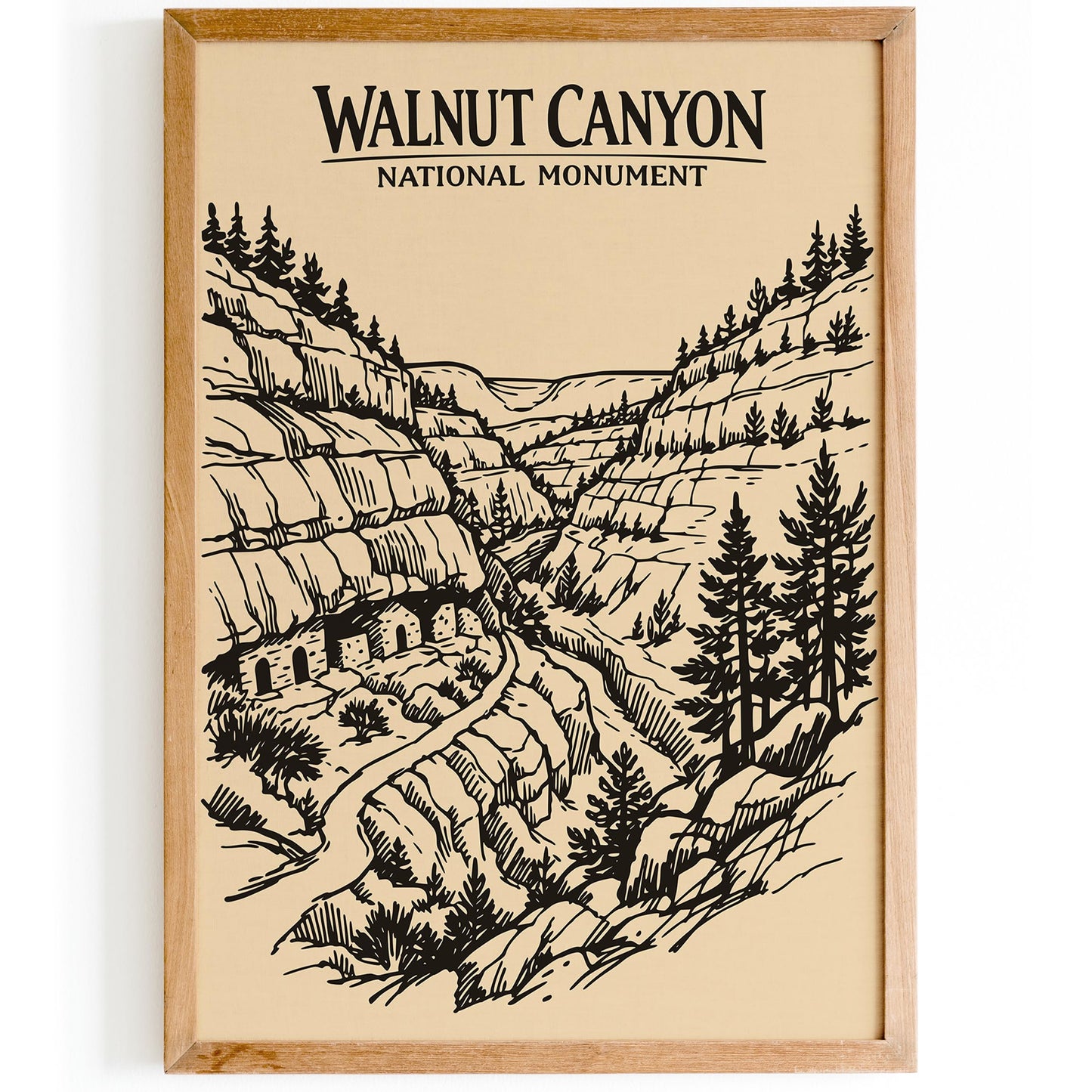 Walnut Canyon Arizona Poster