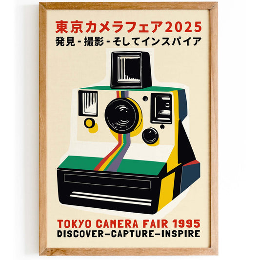 Vintage Tokyo Camera Poster