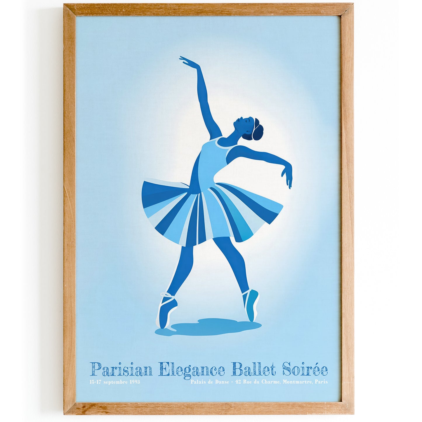 Parisian Ballerina Wall Art Print