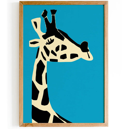 Cute Baby Giraffe Poster - HypeSheriff
